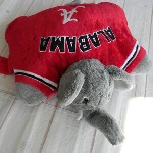 Alabama Crimson Tide 18" Plush Pillow Pet Elephant Bama Roll Tide Comfy NCAA